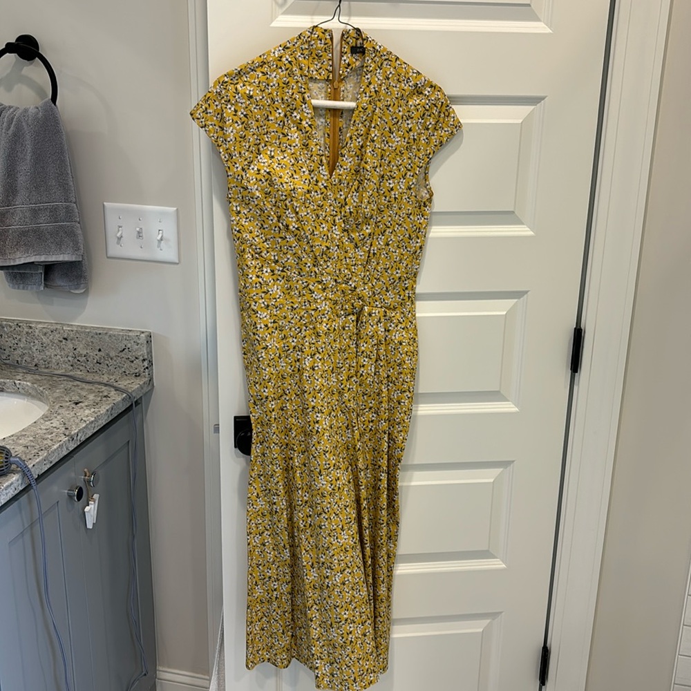Zac Posen Midi Floral Dress
